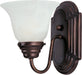 Myhouse Lighting Maxim - 8011MROI - One Light Wall Sconce - Essentials - 801x - Oil Rubbed Bronze