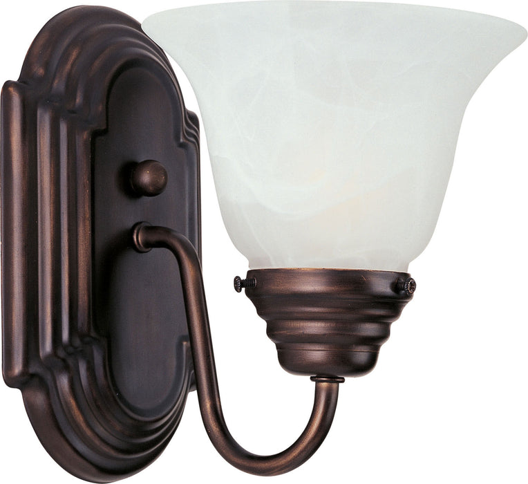 Myhouse Lighting Maxim - 8011MROI - One Light Wall Sconce - Essentials - 801x - Oil Rubbed Bronze