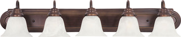 Myhouse Lighting Maxim - 8015MROI - Five Light Bath Vanity - Essentials - 801x - Oil Rubbed Bronze