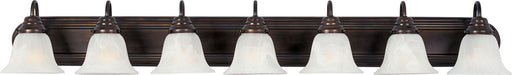 Myhouse Lighting Maxim - 8016MROI - Seven Light Bath Vanity - Essentials - 801x - Oil Rubbed Bronze