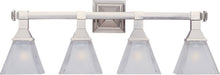 Myhouse Lighting Maxim - 11079FTSN - Four Light Bath Vanity - Brentwood - Satin Nickel