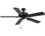 Myhouse Lighting Maxim - 89915BK - 52"Outdoor Ceiling Fan - Basic-Max - Black