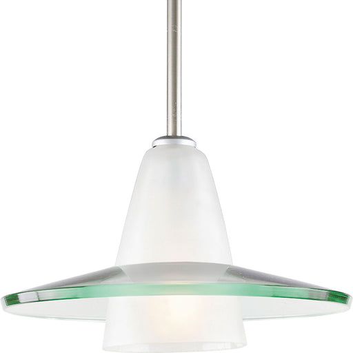 Myhouse Lighting Progress Lighting - P5011-09 - One Light Pendant - Glass Pendants - Brushed Nickel