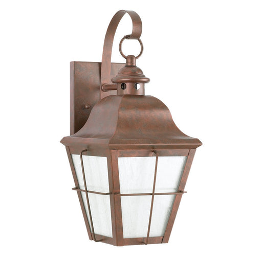 Myhouse Lighting Generation Lighting - 8462D-44 - One Light Outdoor Wall Lantern - Chatham - Weathered Copper