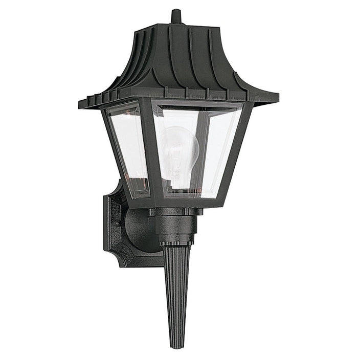 Myhouse Lighting Generation Lighting - 8720-32 - One Light Outdoor Wall Lantern - Polycarbonate Outdoor - Black