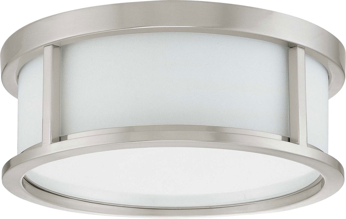 Myhouse Lighting Nuvo Lighting - 60-2859 - Two Light Flush Mount - Odeon - Brushed Nickel