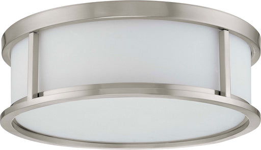 Myhouse Lighting Nuvo Lighting - 60-2862 - Three Light Flush Mount - Odeon - Brushed Nickel