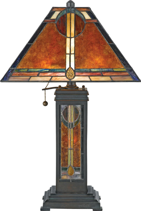 Myhouse Lighting Quoizel - NX615TVA - Three Light Table Lamp - San Gabriel - Valiant Bronze