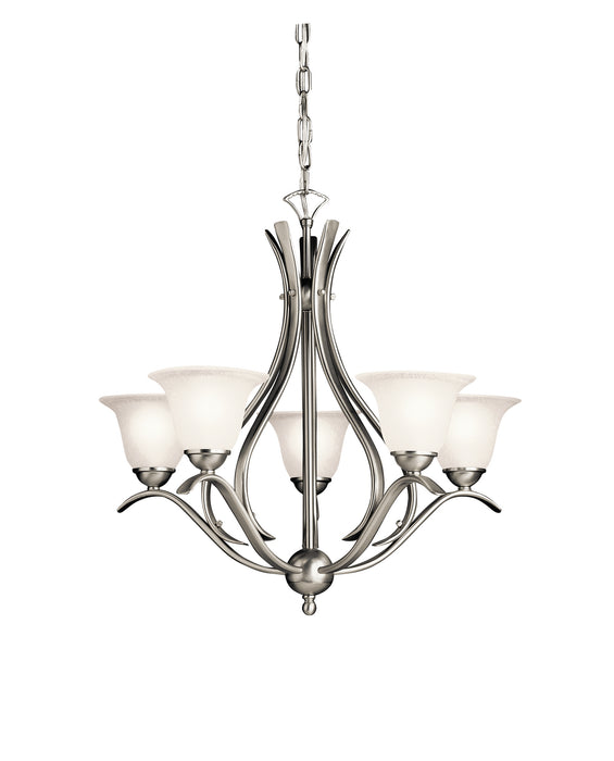 Myhouse Lighting Kichler - 2020NI - Five Light Chandelier - Dover - Brushed Nickel