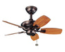 Myhouse Lighting Kichler - 300103OBB - 30"Ceiling Fan - Canfield - Oil Brushed Bronze