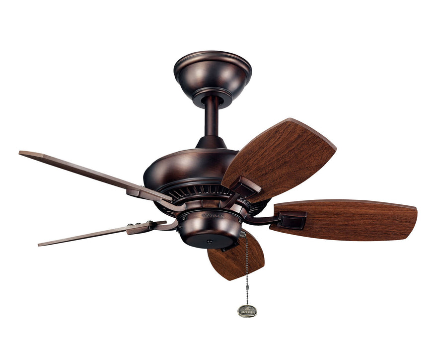 Myhouse Lighting Kichler - 300103OBB - 30"Ceiling Fan - Canfield - Oil Brushed Bronze