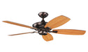 Myhouse Lighting Kichler - 300117OBB - 52"Ceiling Fan - Canfield - Oil Brushed Bronze