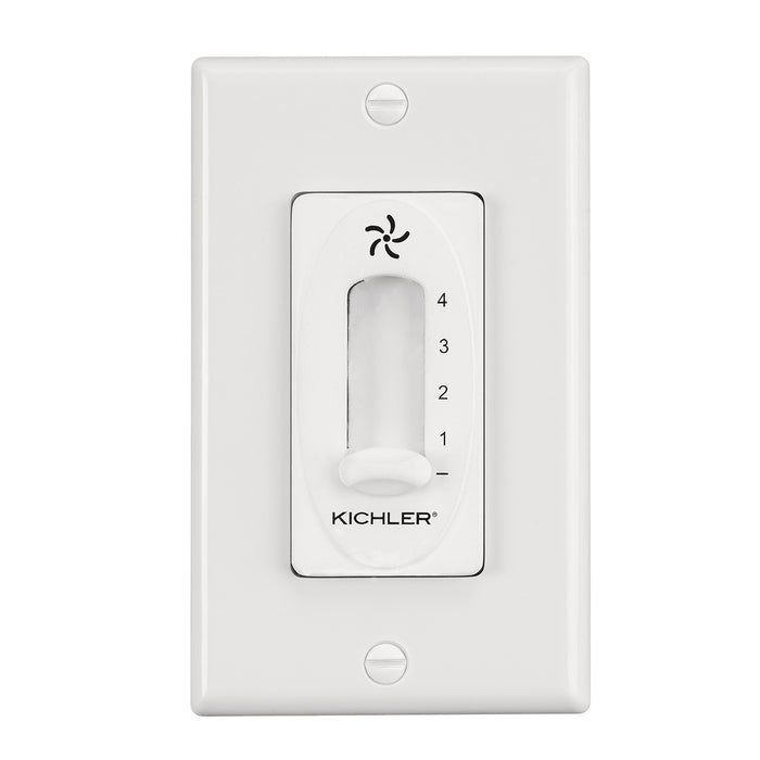 Myhouse Lighting Kichler - 337012WH - 4 Speed Fan Slide Control - Accessory - White