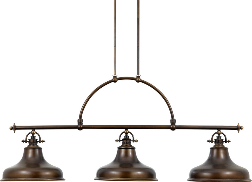 Myhouse Lighting Quoizel - ER353PN - Three Light Island Chandelier - Emery - Palladian Bronze