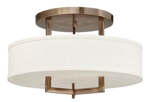 Myhouse Lighting Hinkley - 3201BR - LED Semi-Flush Mount - Hampton - Brushed Bronze