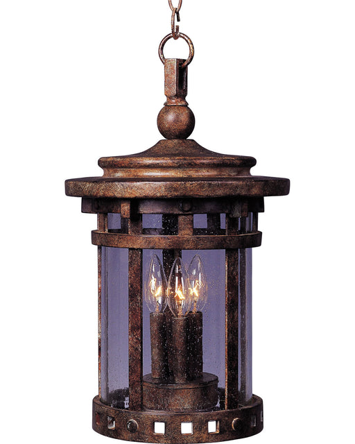 Myhouse Lighting Maxim - 40039CDSE - Three Light Outdoor Hanging Lantern - Santa Barbara VX - Sienna