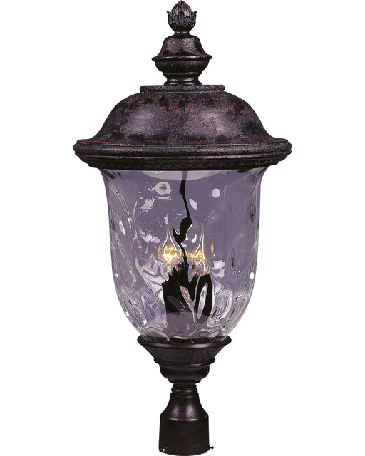 Myhouse Lighting Maxim - 40421WGOB - Three Light Outdoor Pole/Post Lantern - Carriage House VX - Oriental Bronze