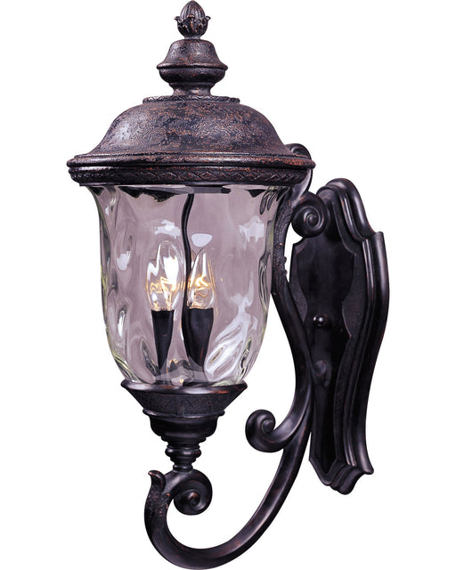 Myhouse Lighting Maxim - 40424WGOB - Three Light Outdoor Wall Lantern - Carriage House VX - Oriental Bronze