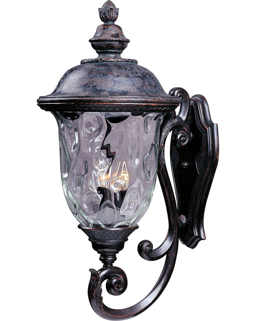 Myhouse Lighting Maxim - 40425WGOB - Three Light Outdoor Wall Lantern - Carriage House VX - Oriental Bronze