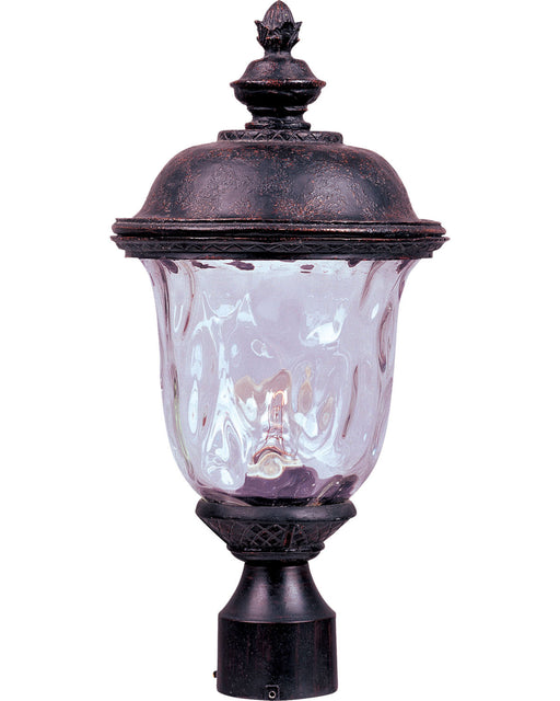 Myhouse Lighting Maxim - 40426WGOB - One Light Outdoor Pole/Post Lantern - Carriage House VX - Oriental Bronze