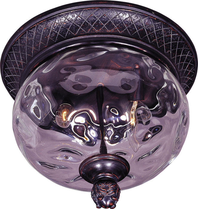 Myhouse Lighting Maxim - 40429WGOB - Two Light Outdoor Ceiling Mount - Carriage House VX - Oriental Bronze