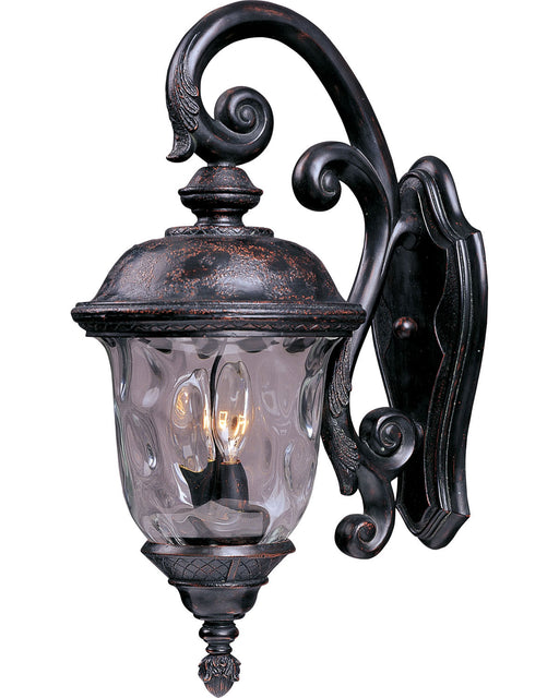 Myhouse Lighting Maxim - 40497WGOB - Three Light Outdoor Wall Lantern - Carriage House VX - Oriental Bronze