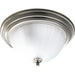 Myhouse Lighting Progress Lighting - P3817-09 - Two Light Flush Mount - Melon Glass - Brushed Nickel