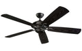 Myhouse Lighting Generation Lighting. - 5CY60BK - 60" Ceiling Fan - Cyclone - Matte Black