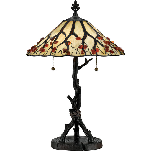 Myhouse Lighting Quoizel - AG711TVA - Two Light Table Lamp - Whispering Wood - Valiant Bronze