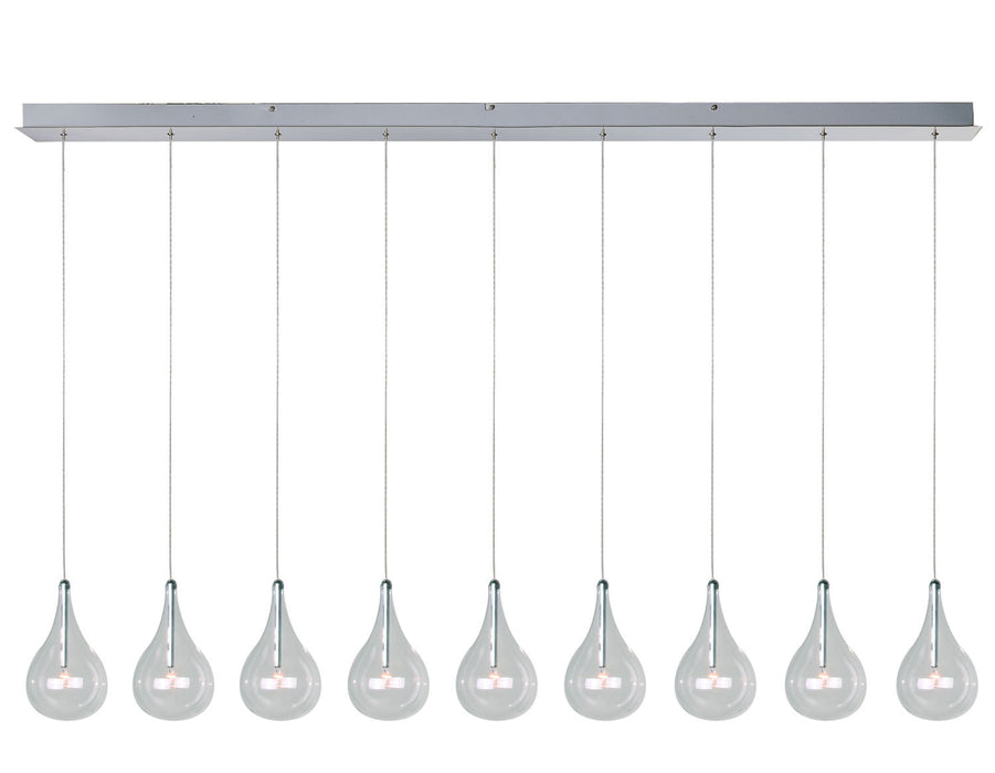 Myhouse Lighting ET2 - E23119-18 - Nine Light Pendant - Larmes - Polished Chrome