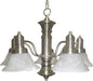 Myhouse Lighting Maxim - 20325MRSN - Five Light Chandelier - Newburg - Satin Nickel