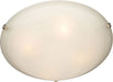 Myhouse Lighting Maxim - 2680MRSN - Two Light Flush Mount - Malaga - Satin Nickel