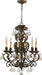 Myhouse Lighting Quorum - 6157-6-44 - Six Light Chandelier - Rio Salado - Toasted Sienna With Mystic Silver