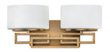 Myhouse Lighting Hinkley - 5102BR - Two Light Bath - Lanza - Brushed Bronze