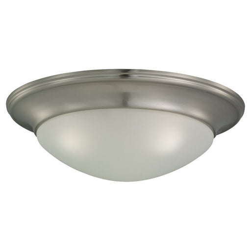 Myhouse Lighting Generation Lighting - 75436-962 - Three Light Flush Mount - Nash - Brushed Nickel