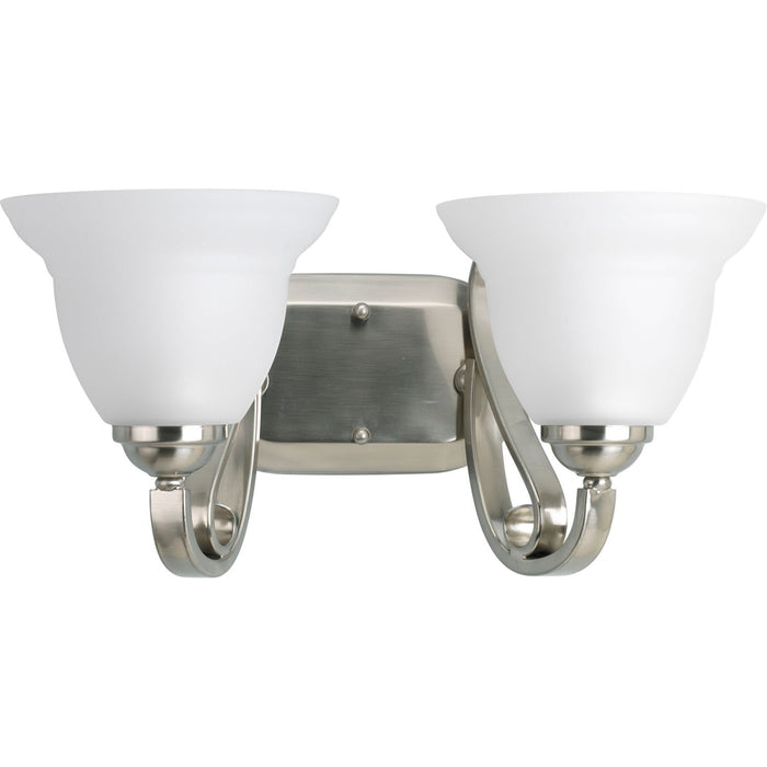 Myhouse Lighting Progress Lighting - P2882-09 - Two Light Bath Bracket - Torino - Brushed Nickel