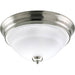 Myhouse Lighting Progress Lighting - P3184-09 - Two Light Flush Mount - Torino - Brushed Nickel