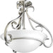 Myhouse Lighting Progress Lighting - P3843-09 - Three Light Foyer Pendant - Torino - Brushed Nickel