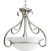 Myhouse Lighting Progress Lighting - P3843-09 - Three Light Foyer Pendant - Torino - Brushed Nickel