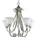 Myhouse Lighting Progress Lighting - P4416-09 - Five Light Chandelier - Torino - Brushed Nickel