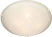 Myhouse Lighting Maxim - 11060MRWT - Four Light Flush Mount - Malaga - White