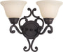 Myhouse Lighting Maxim - 12212FIOI - Two Light Wall Sconce - Manor - Oil Rubbed Bronze