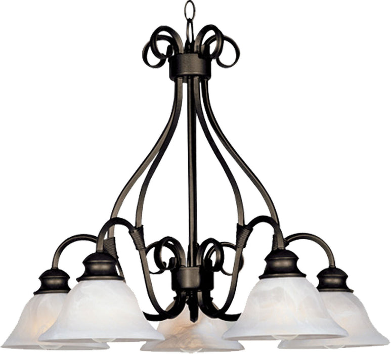 Myhouse Lighting Maxim - 2657MRKB - Five Light Chandelier - Pacific - Kentucky Bronze