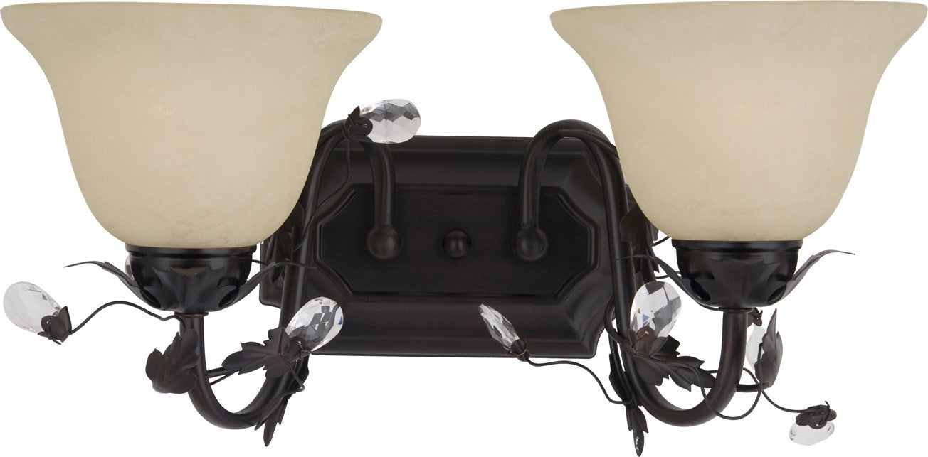 Myhouse Lighting Maxim - 2864FIOI - Two Light Bath Vanity - Elegante - Oil Rubbed Bronze