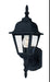 Myhouse Lighting Maxim - 3005CLBK - One Light Outdoor Wall Lantern - Builder Cast - Black
