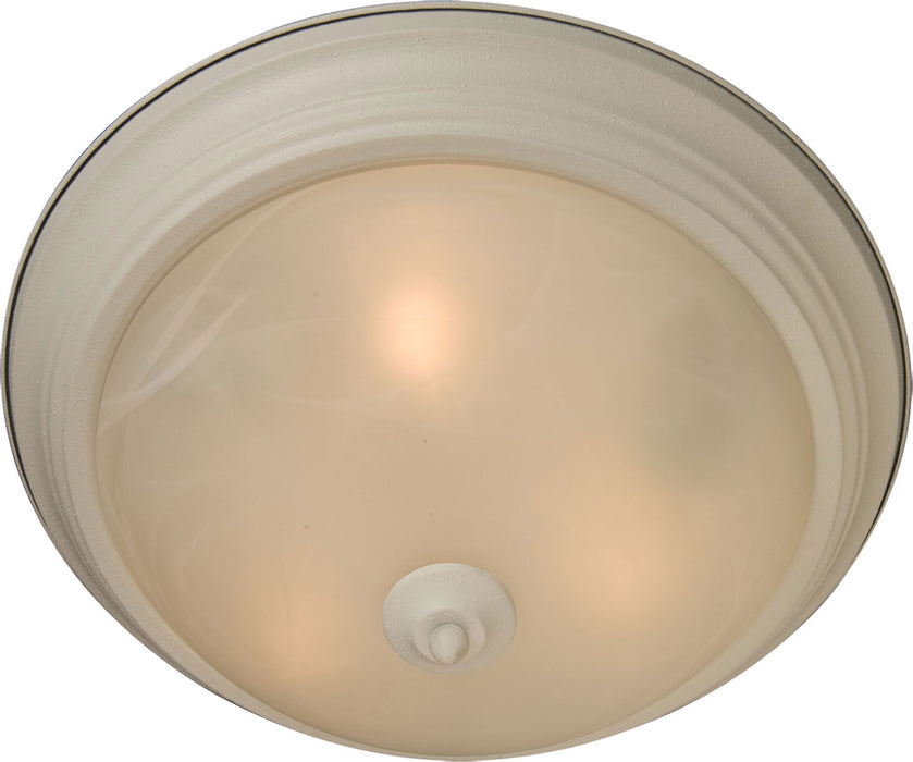 Myhouse Lighting Maxim - 5842MRTW - Three Light Flush Mount - Essentials - 584x - Textured White