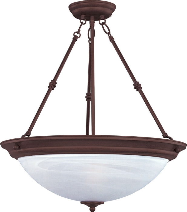 Myhouse Lighting Maxim - 5845MROI - Three Light Pendant - Essentials - 584x - Oil Rubbed Bronze