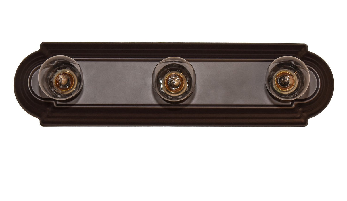 Myhouse Lighting Maxim - 7123OI - Three Light Bath Vanity - Essentials - 712x - Oil Rubbed Bronze