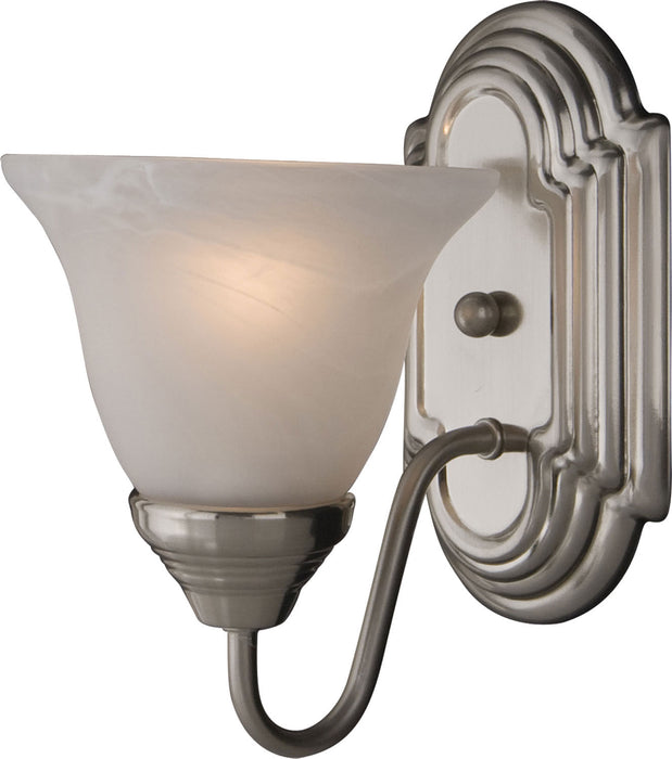 Myhouse Lighting Maxim - 8011MRSN - One Light Wall Sconce - Essentials - 801x - Satin Nickel