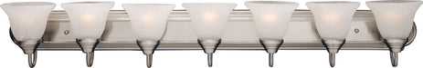 Myhouse Lighting Maxim - 8016MRSN - Seven Light Bath Vanity - Essentials - 801x - Satin Nickel